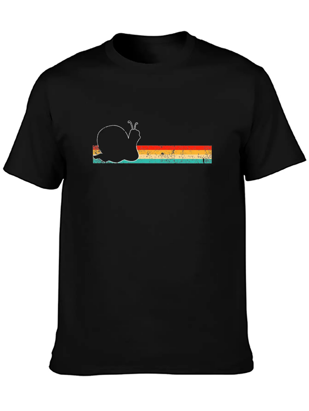 Snail Retro Modern Fit Casual T-Shirt – Clean And Versatile Design