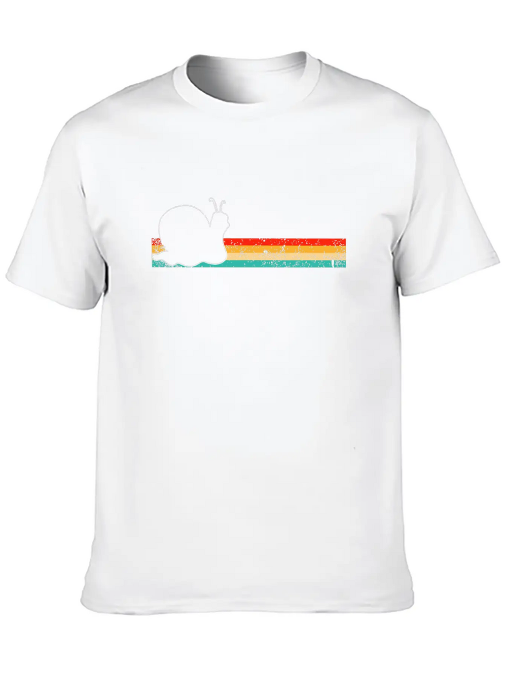 Snail Retro Modern Fit Casual T-Shirt – Clean And Versatile Design