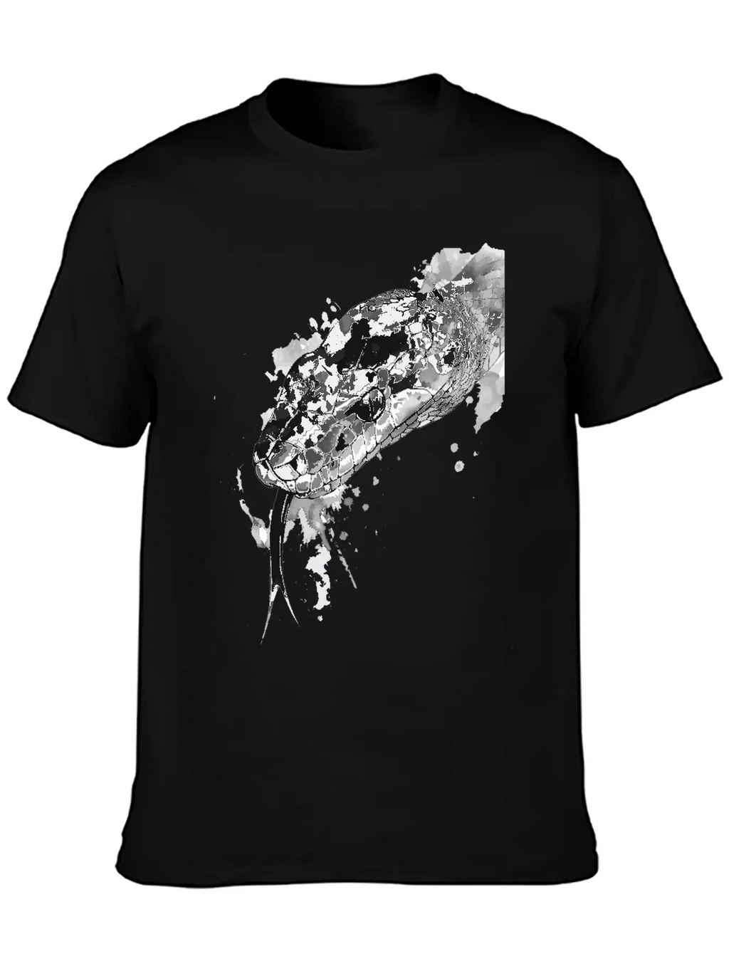 Snake Breathable Graphic T-Shirt – Perfect For Casual Days