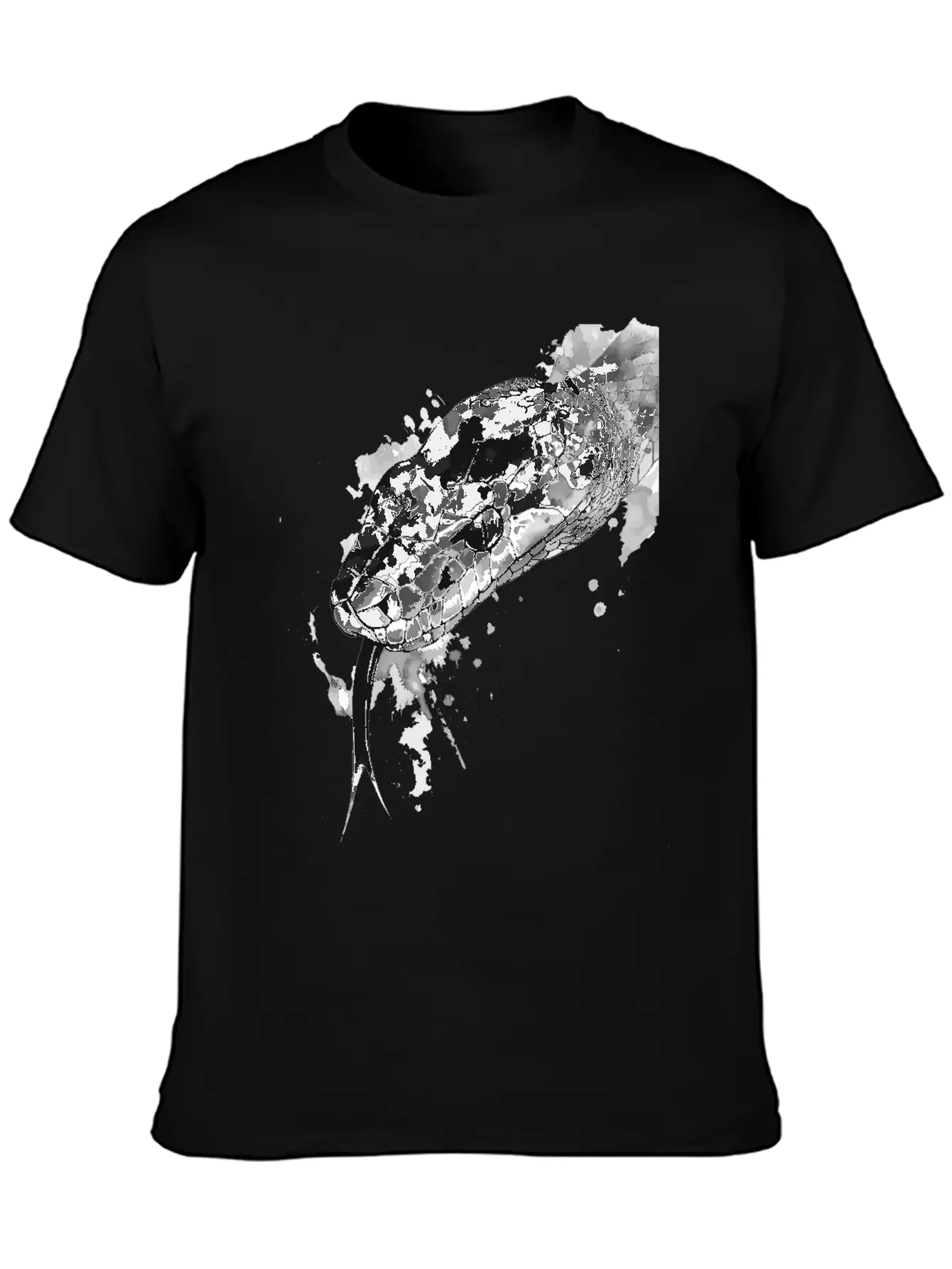 Snake Breathable Graphic T-Shirt – Perfect For Casual Days