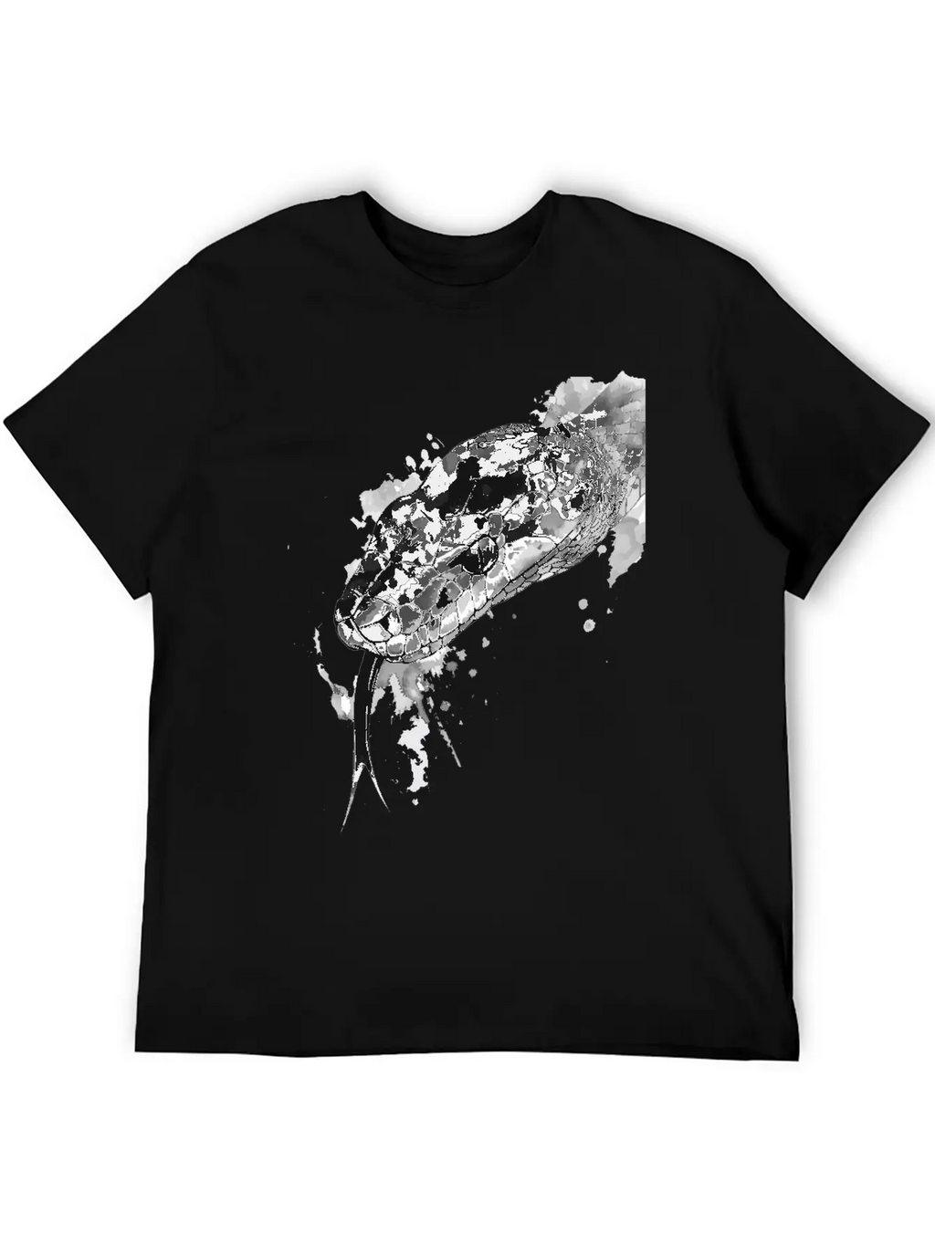 Snake Breathable Graphic T-Shirt – Perfect For Casual Days