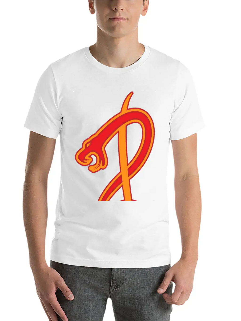 Snake G Clef Music Symbol Modern Fit Casual T-Shirt – Clean And Versatile Design