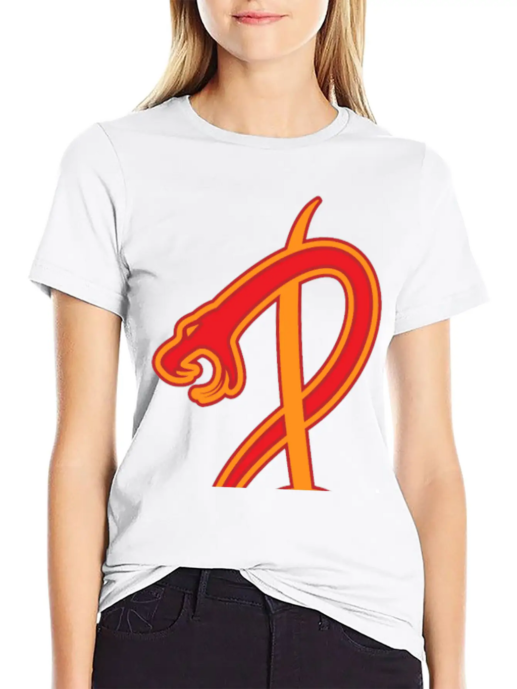 Snake G Clef Music Symbol Modern Fit Casual T-Shirt – Clean And Versatile Design