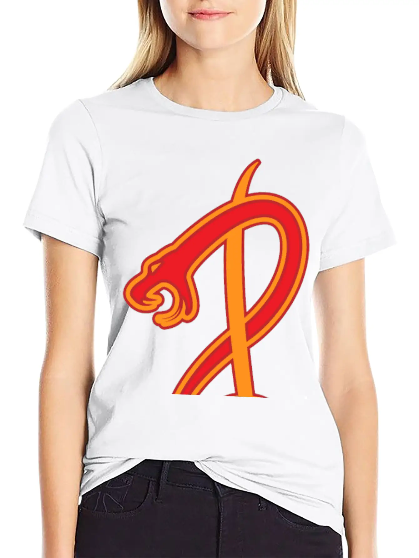 Snake G Clef Music Symbol Modern Fit Casual T-Shirt – Clean And Versatile Design