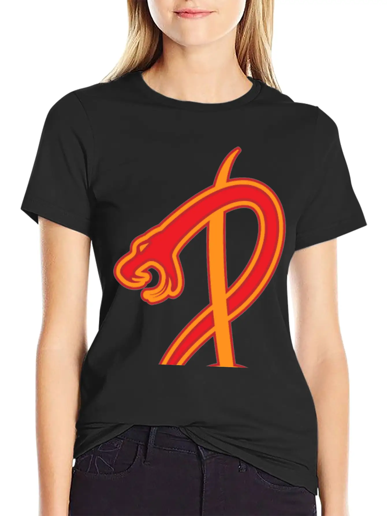 Snake G Clef Music Symbol Modern Fit Casual T-Shirt – Clean And Versatile Design