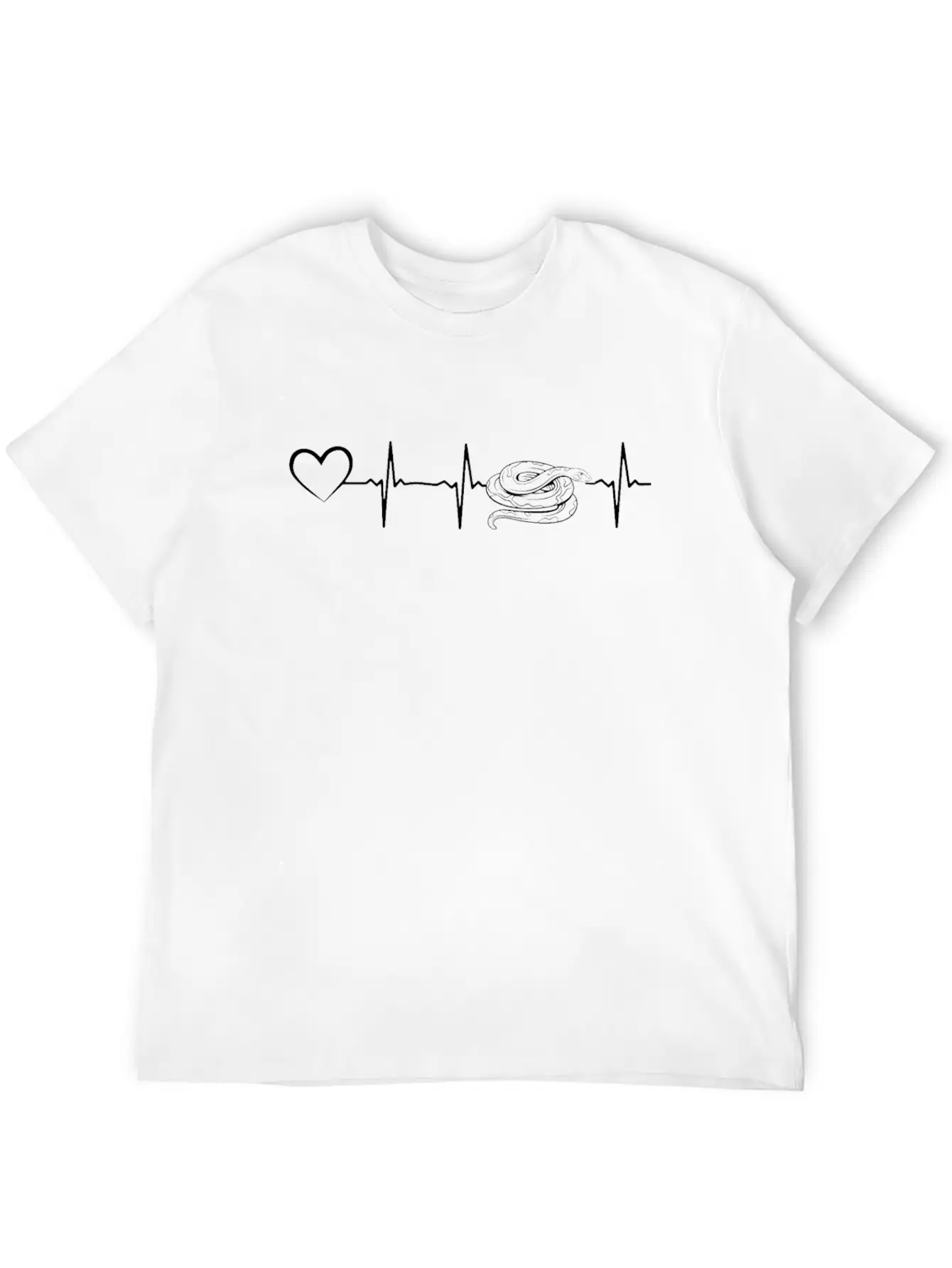 Snake Heartbeat Snake Lover Snake Cute Snake Classic Cotton Tee – Unisex Comfort For Any Season