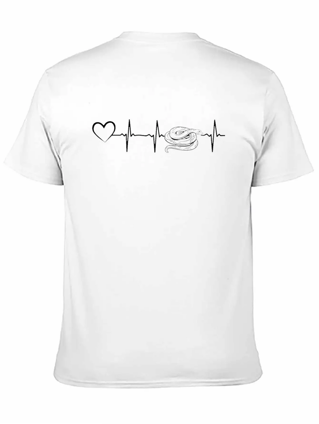 Snake Heartbeat Snake Lover Snake Cute Snake Classic Cotton Tee – Unisex Comfort For Any Season