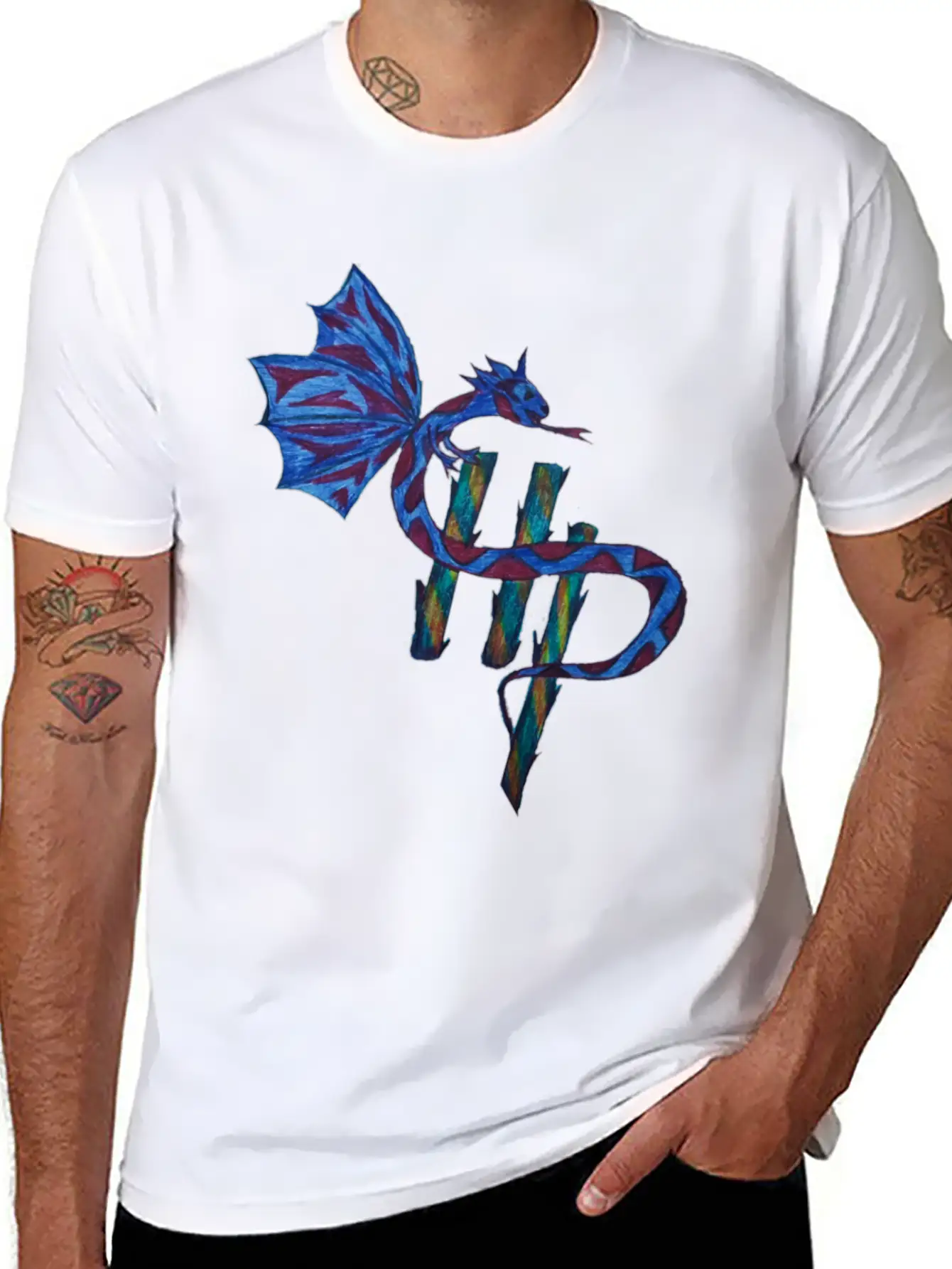 Snake HP Classic Cotton Tee – Unisex Comfort For Any Season