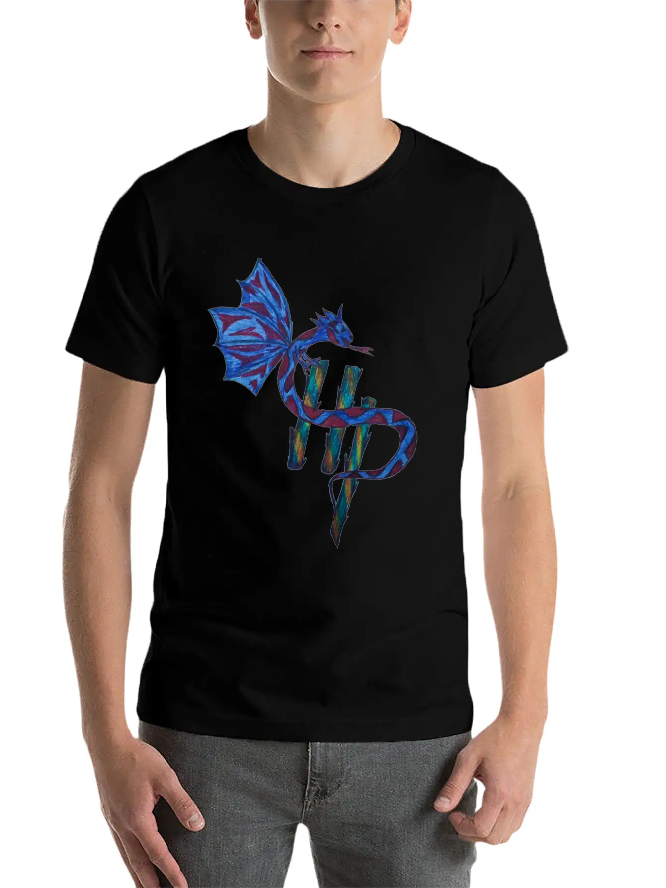 Snake HP Classic Cotton Tee – Unisex Comfort For Any Season