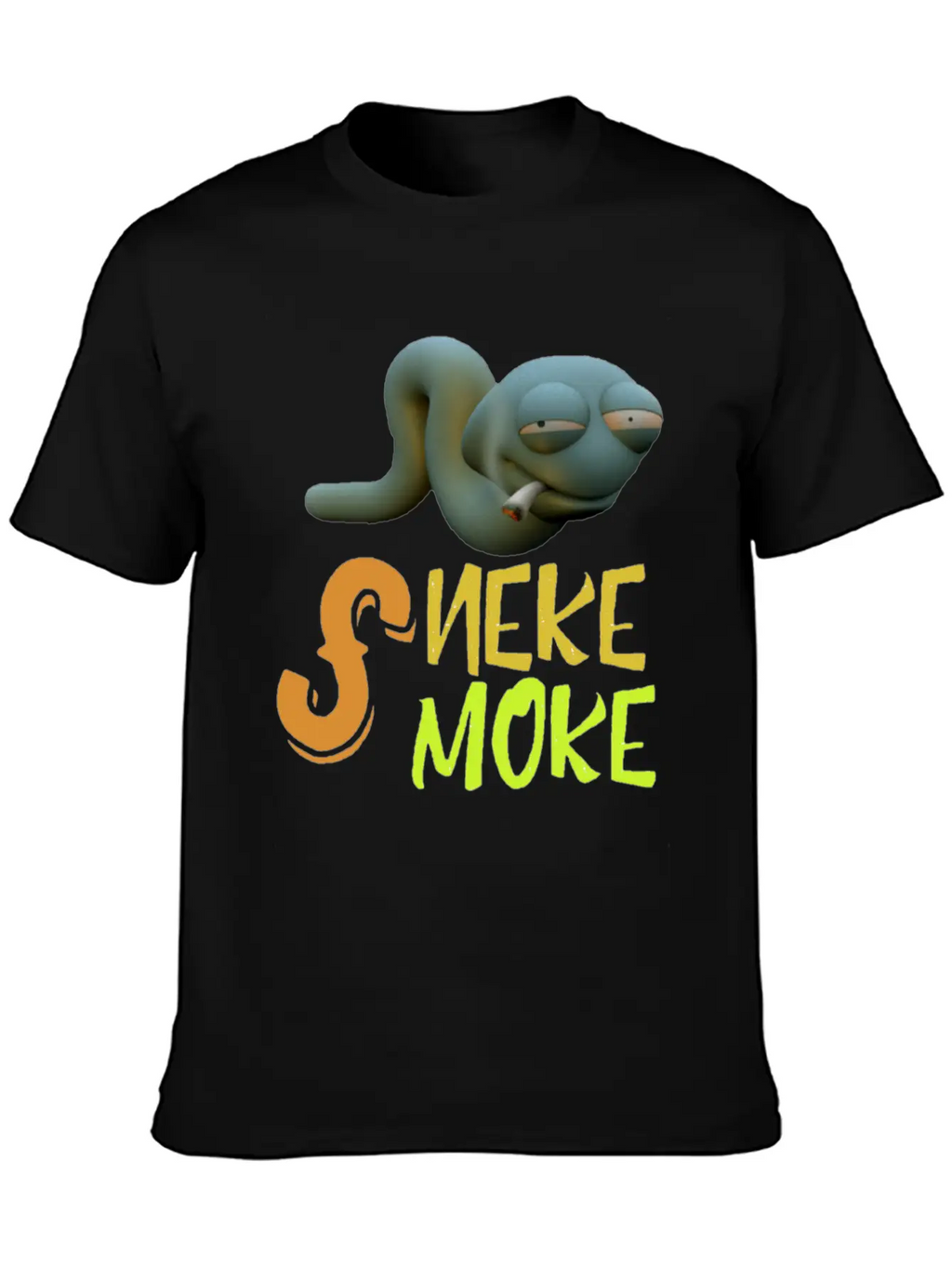 Snake Smoke Timeless Short Sleeve Tee – Comfy And Minimalist Design
