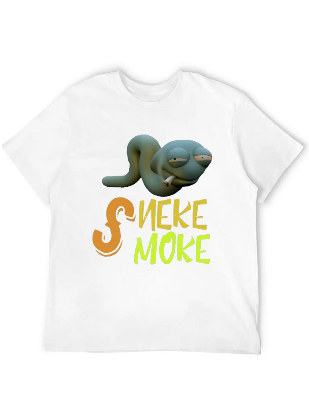 Snake Smoke Timeless Short Sleeve Tee – Comfy And Minimalist Design
