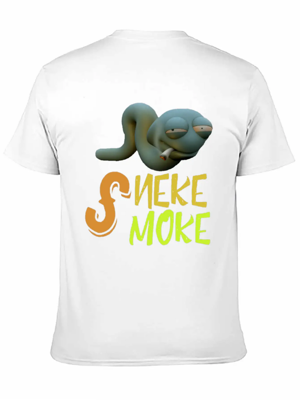 Snake Smoke Timeless Short Sleeve Tee – Comfy And Minimalist Design