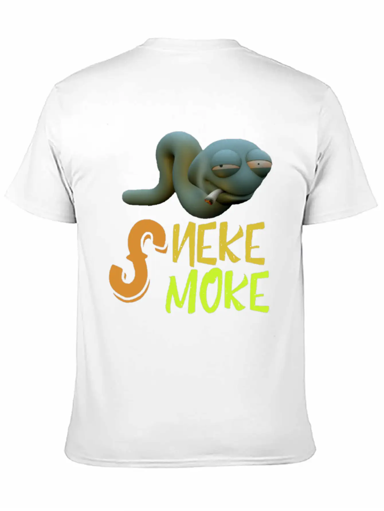 Snake Smoke Timeless Short Sleeve Tee – Comfy And Minimalist Design