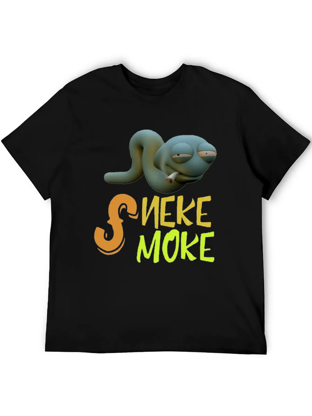 Snake Smoke Timeless Short Sleeve Tee – Comfy And Minimalist Design