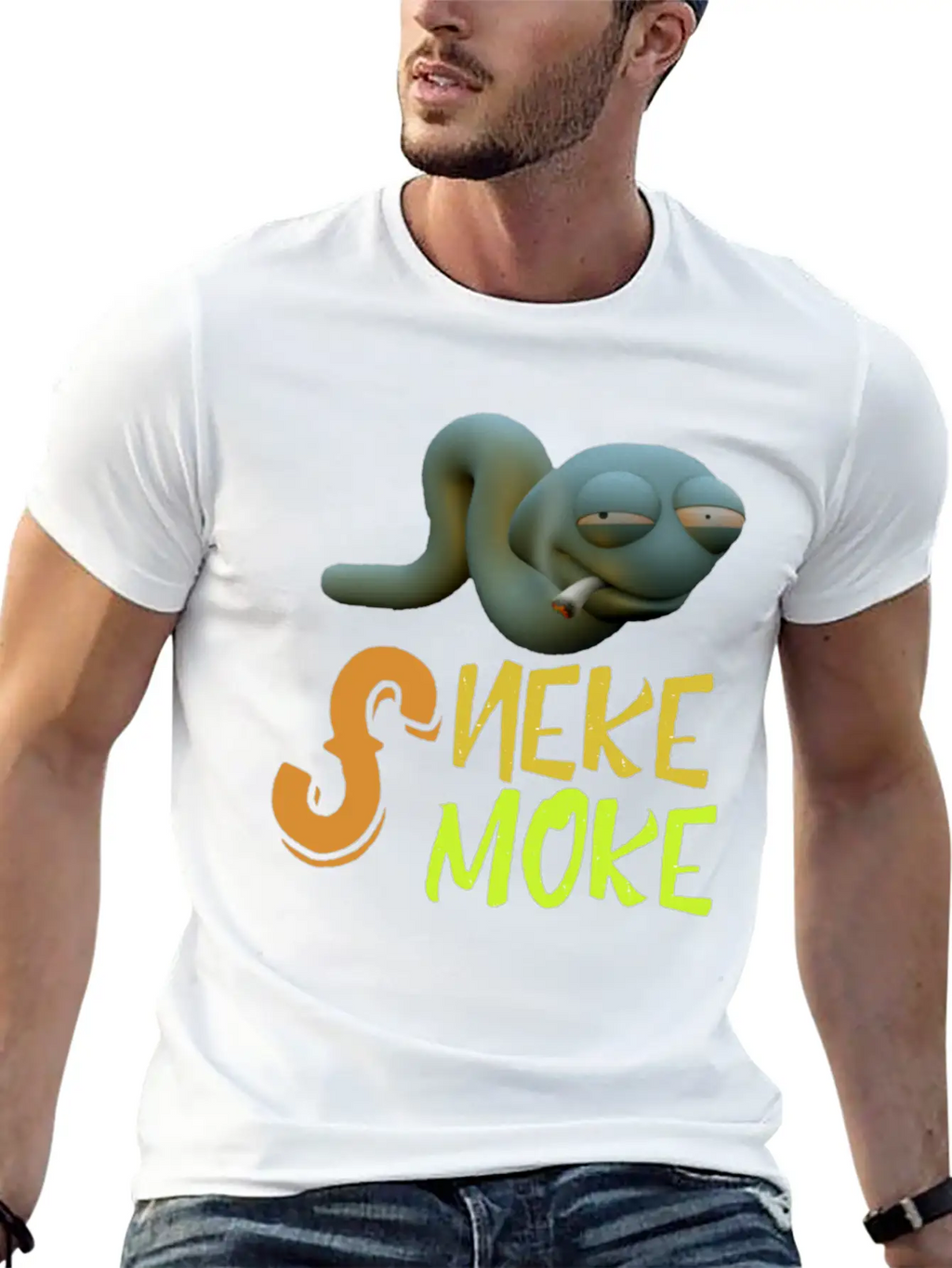 Snake Smoke Timeless Short Sleeve Tee – Comfy And Minimalist Design