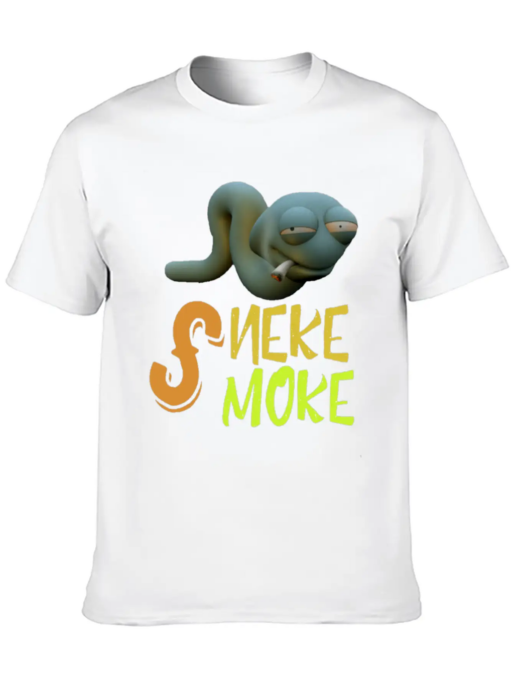 Snake Smoke Timeless Short Sleeve Tee – Comfy And Minimalist Design
