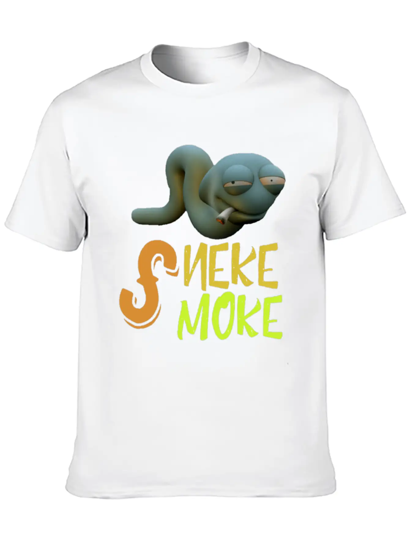 Snake Smoke Timeless Short Sleeve Tee – Comfy And Minimalist Design