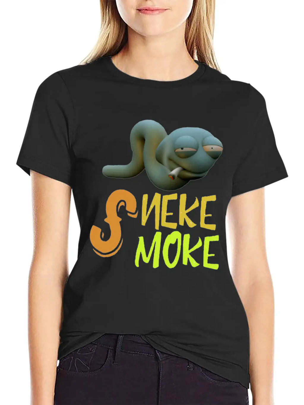 Snake Smoke Timeless Short Sleeve Tee – Comfy And Minimalist Design