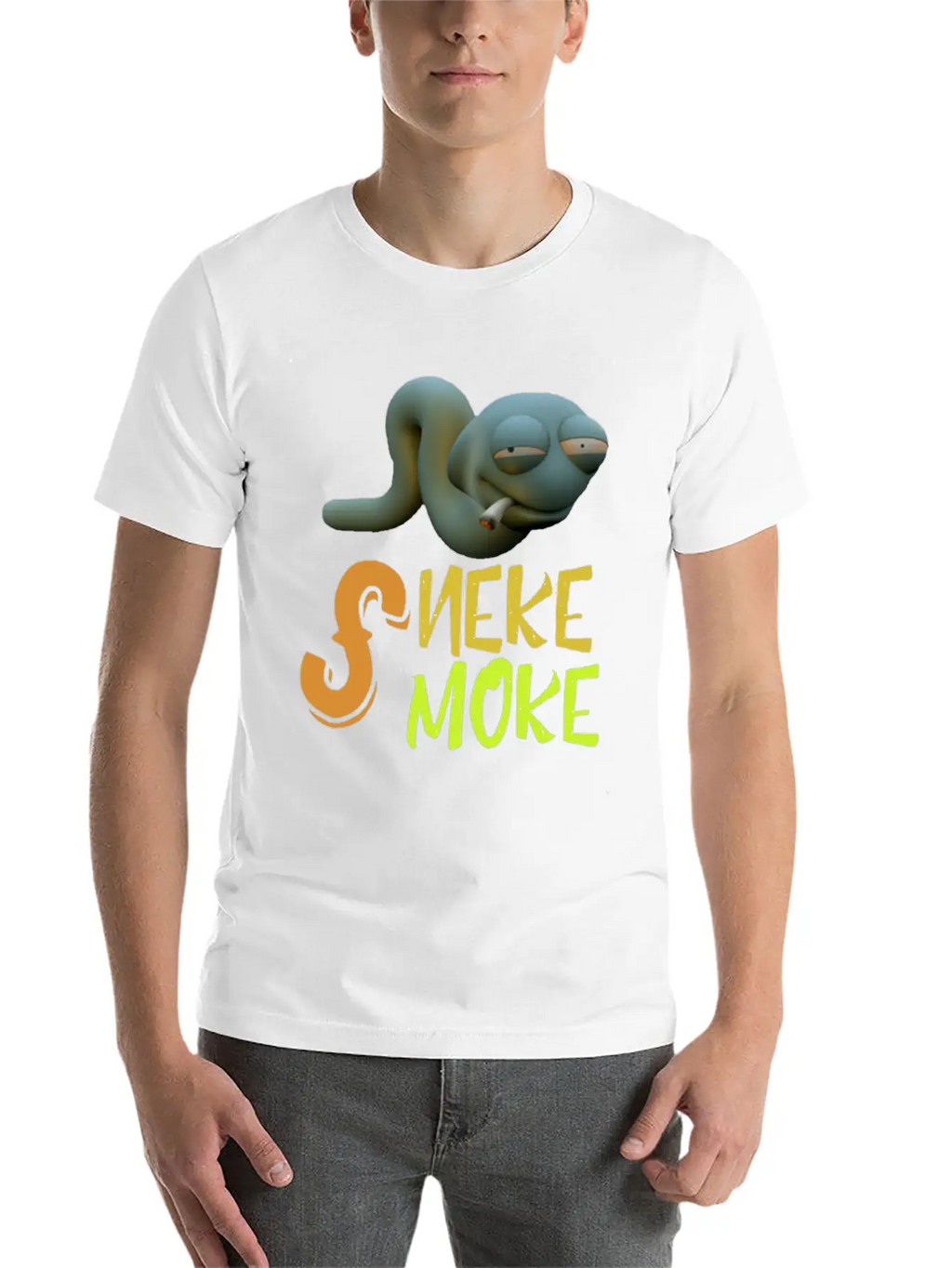 Snake Smoke Timeless Short Sleeve Tee – Comfy And Minimalist Design