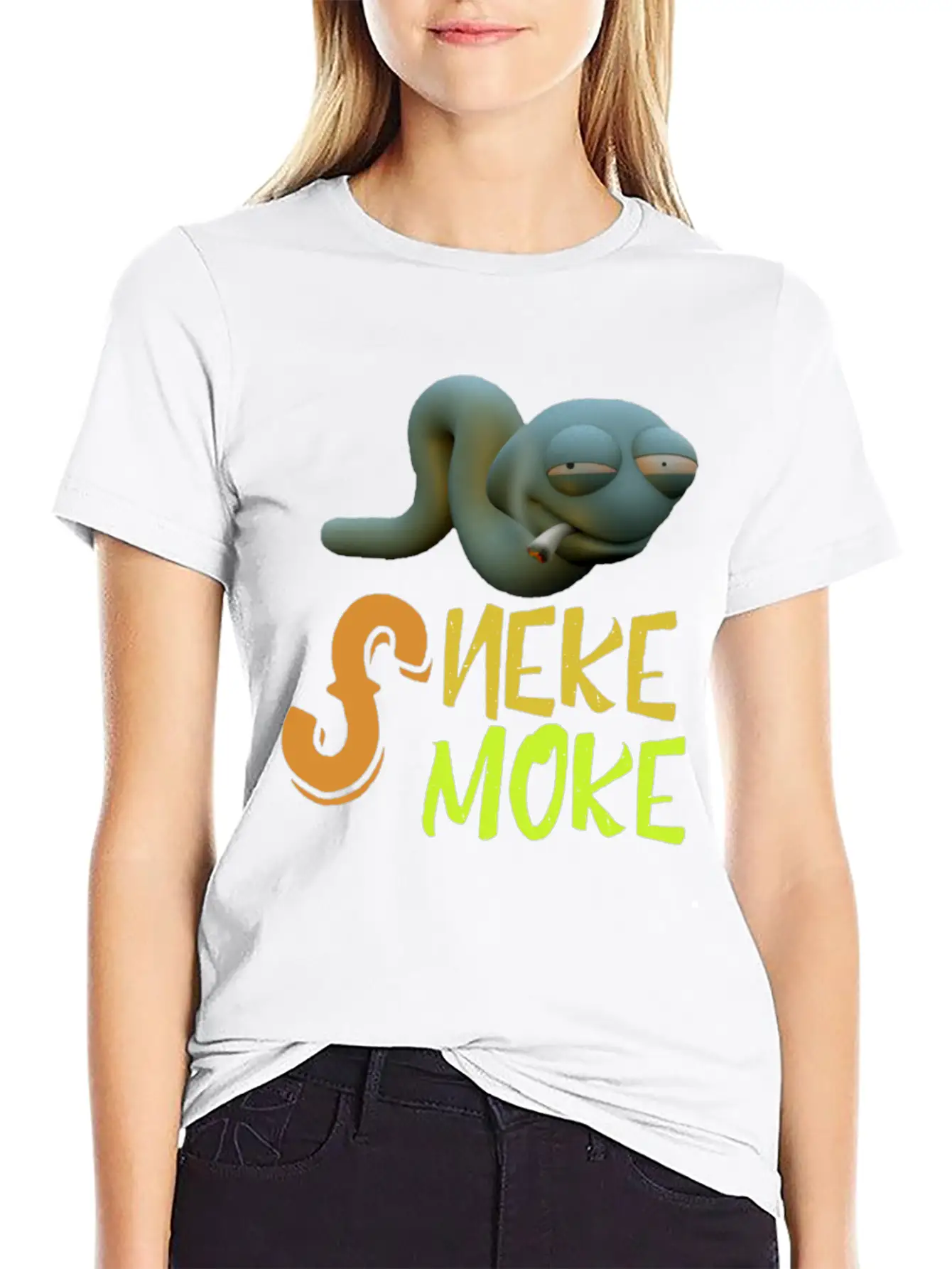 Snake Smoke Timeless Short Sleeve Tee – Comfy And Minimalist Design