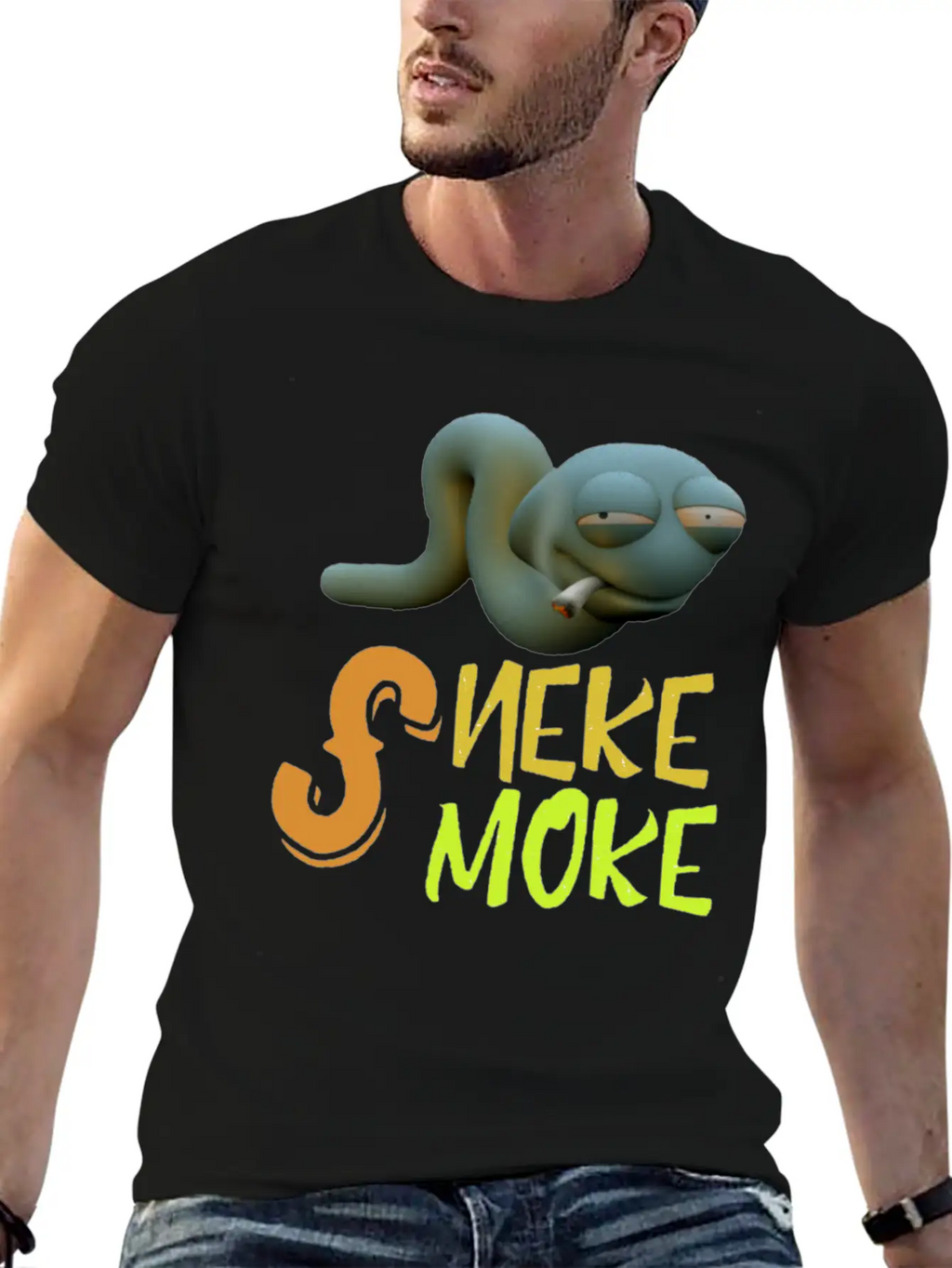 Snake Smoke Timeless Short Sleeve Tee – Comfy And Minimalist Design