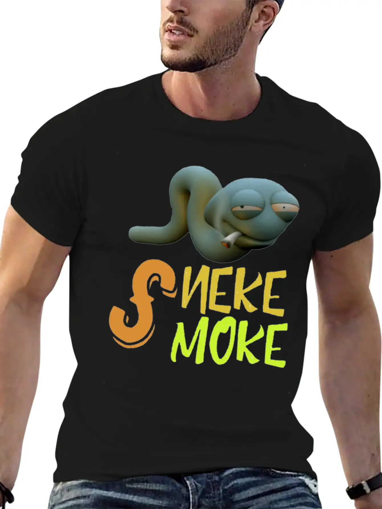 Snake Smoke Timeless Short Sleeve Tee – Comfy And Minimalist Design