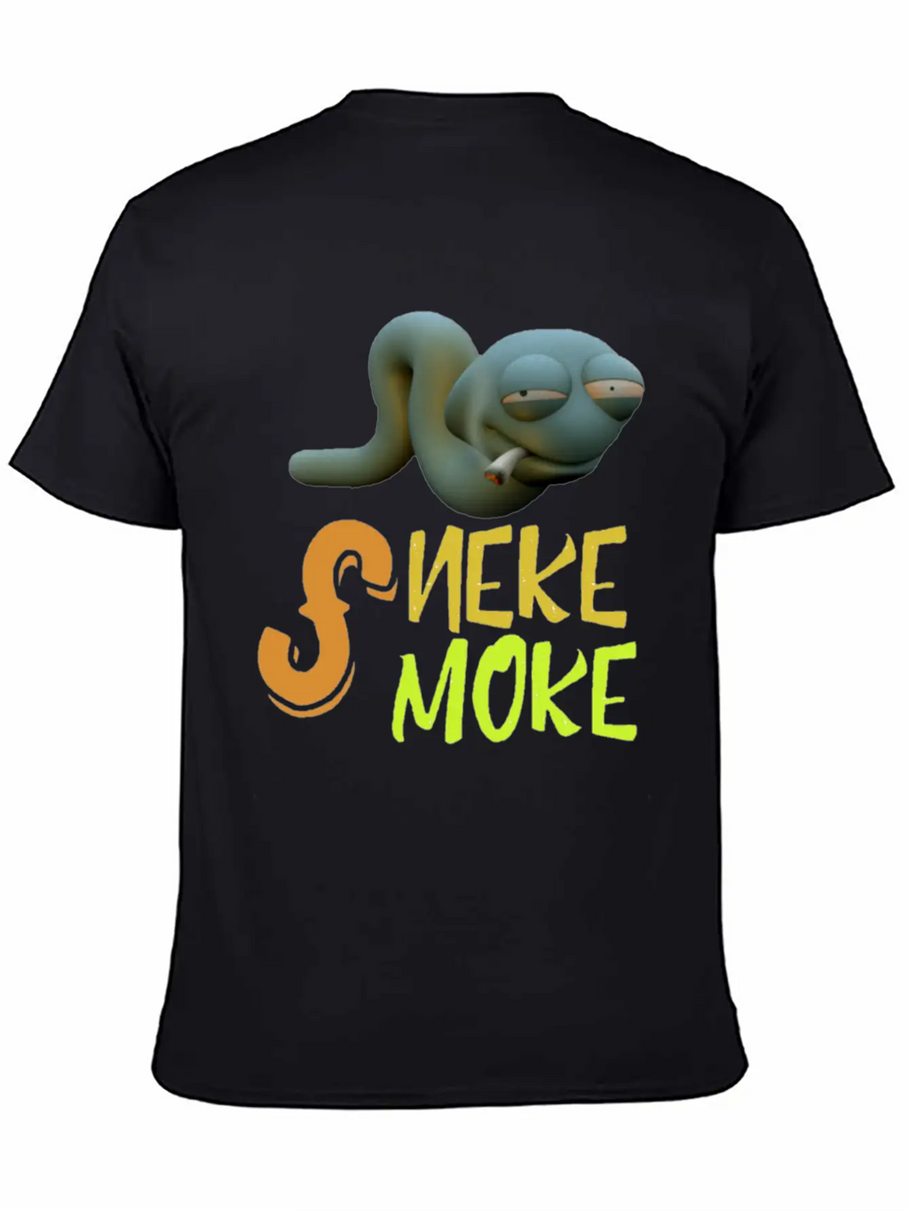 Snake Smoke Timeless Short Sleeve Tee – Comfy And Minimalist Design