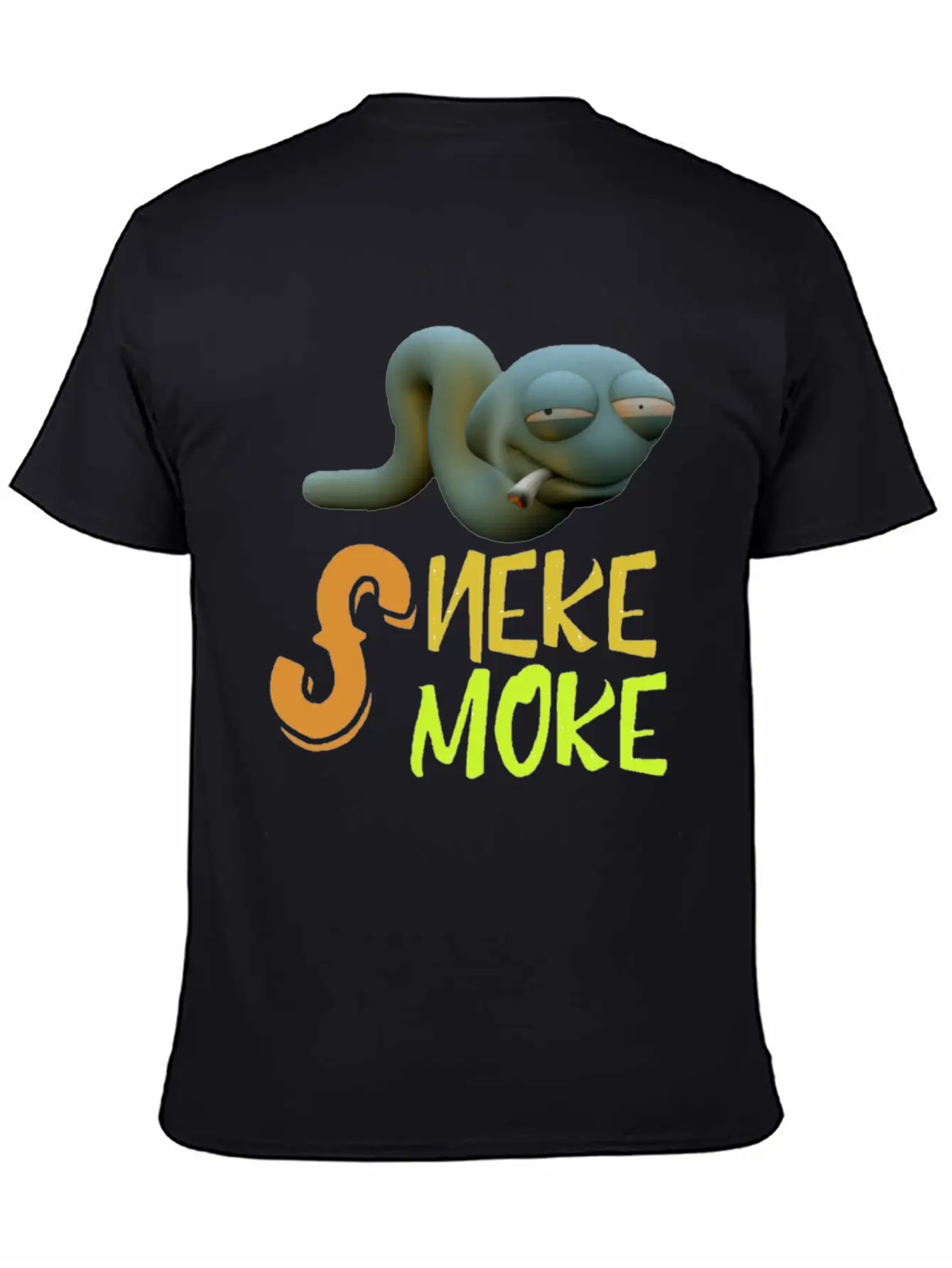 Snake Smoke Timeless Short Sleeve Tee – Comfy And Minimalist Design