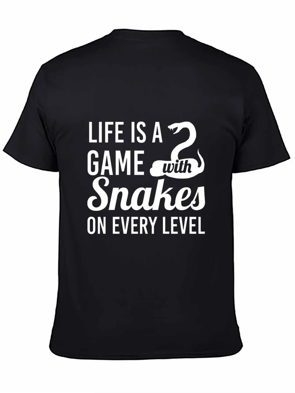 Snake Unisex Casual T-Shirt – Clean Design For Daily Comfort