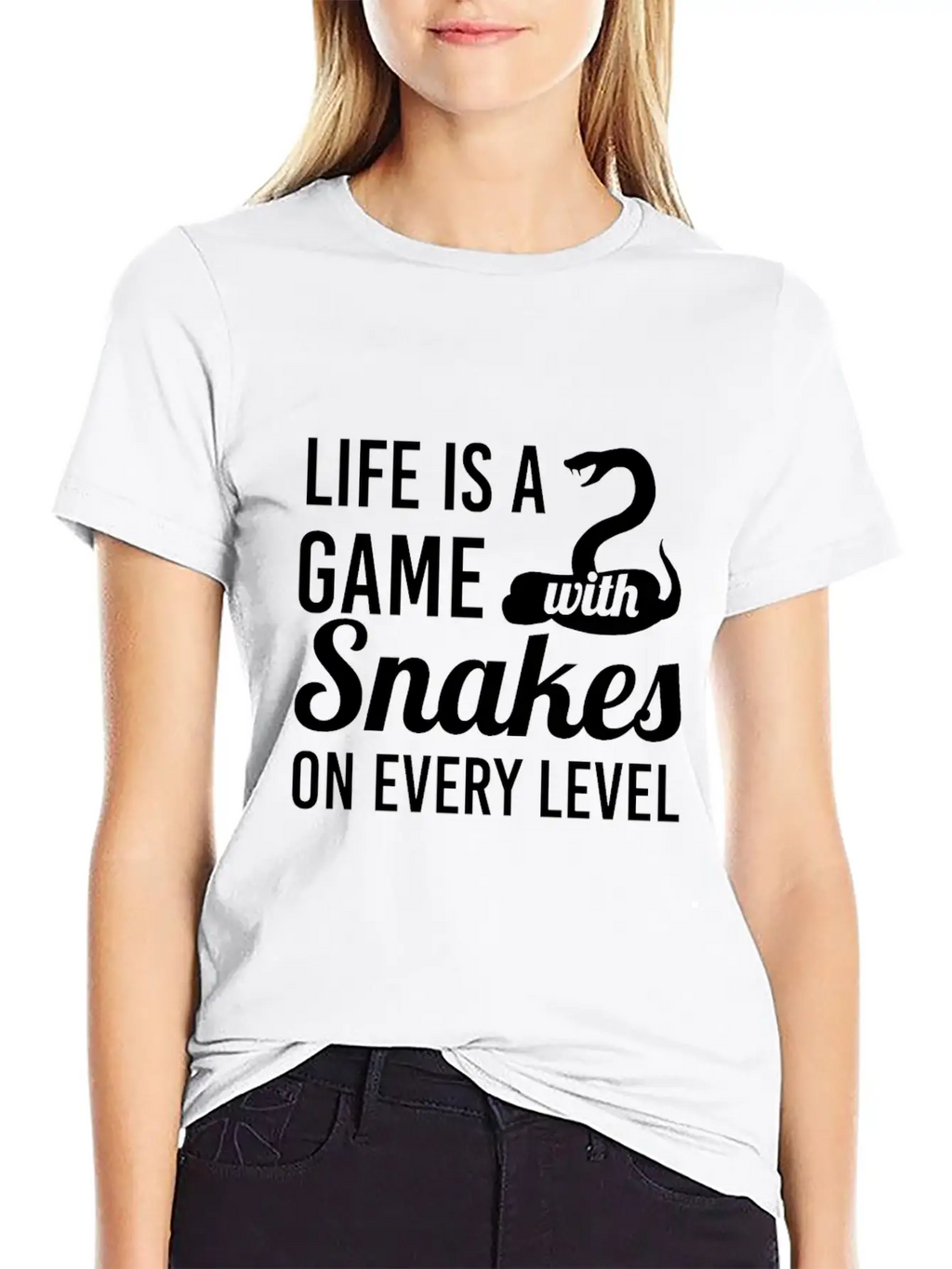 Snake Unisex Casual T-Shirt – Clean Design For Daily Comfort