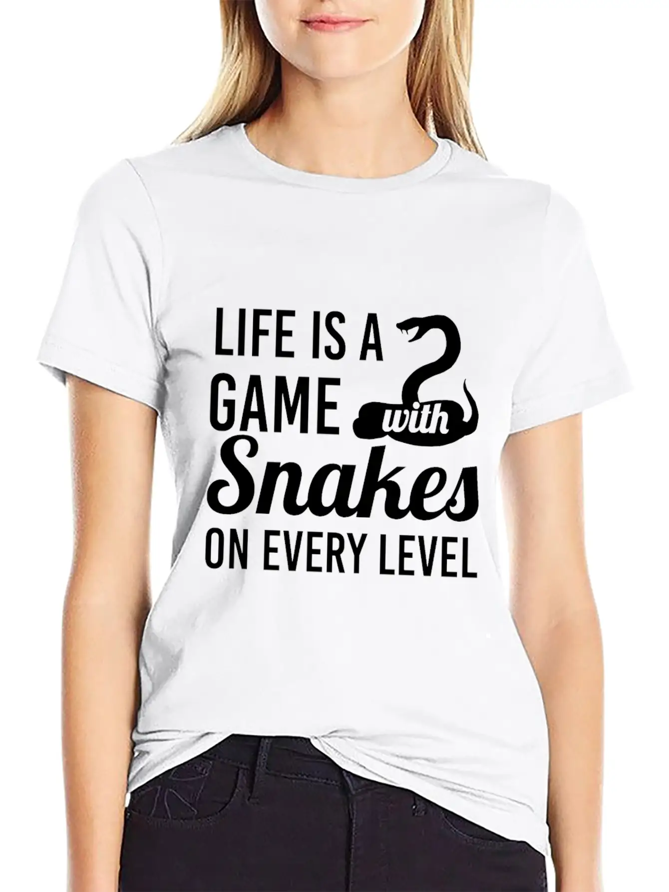 Snake Unisex Casual T-Shirt – Clean Design For Daily Comfort