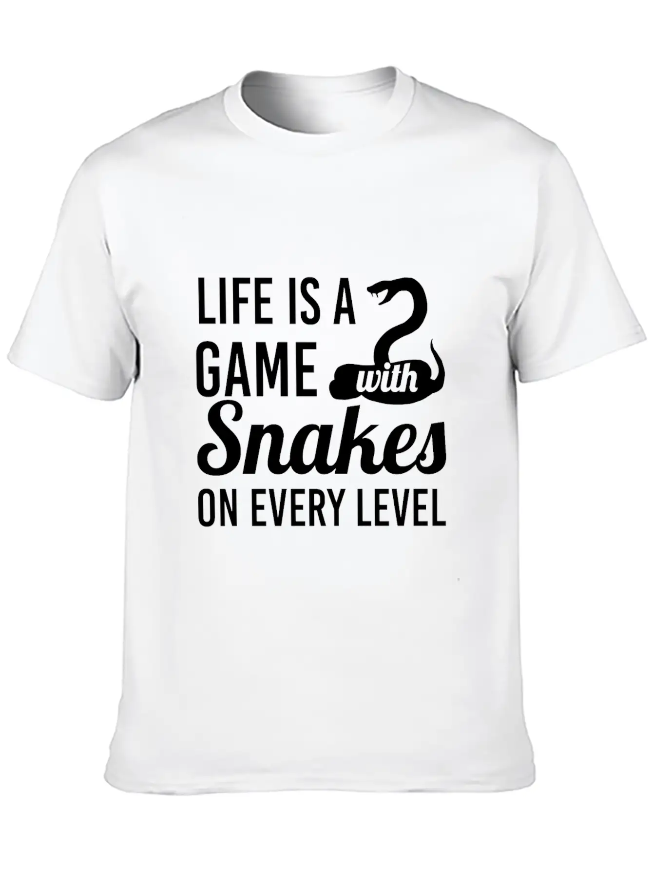 Snake Unisex Casual T-Shirt – Clean Design For Daily Comfort