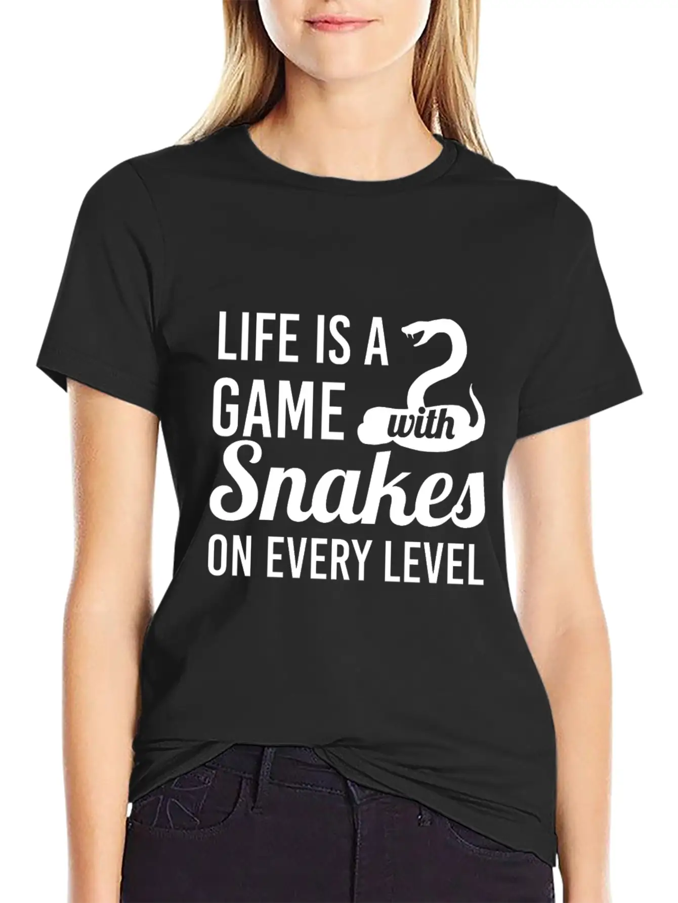 Snake Unisex Casual T-Shirt – Clean Design For Daily Comfort