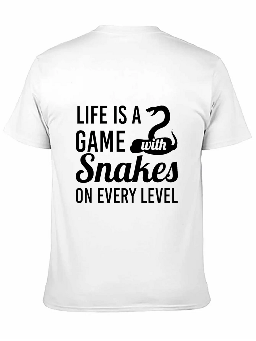 Snake Unisex Casual T-Shirt – Clean Design For Daily Comfort