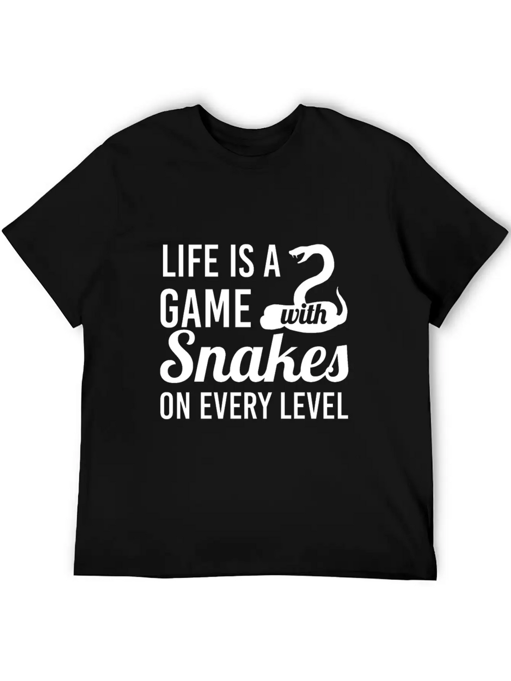 Snake Unisex Casual T-Shirt – Clean Design For Daily Comfort