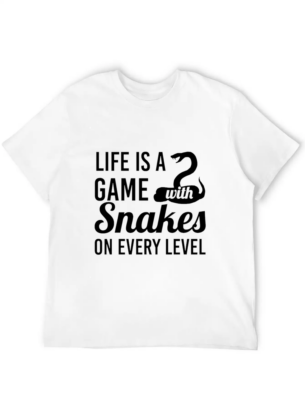 Snake Unisex Casual T-Shirt – Clean Design For Daily Comfort