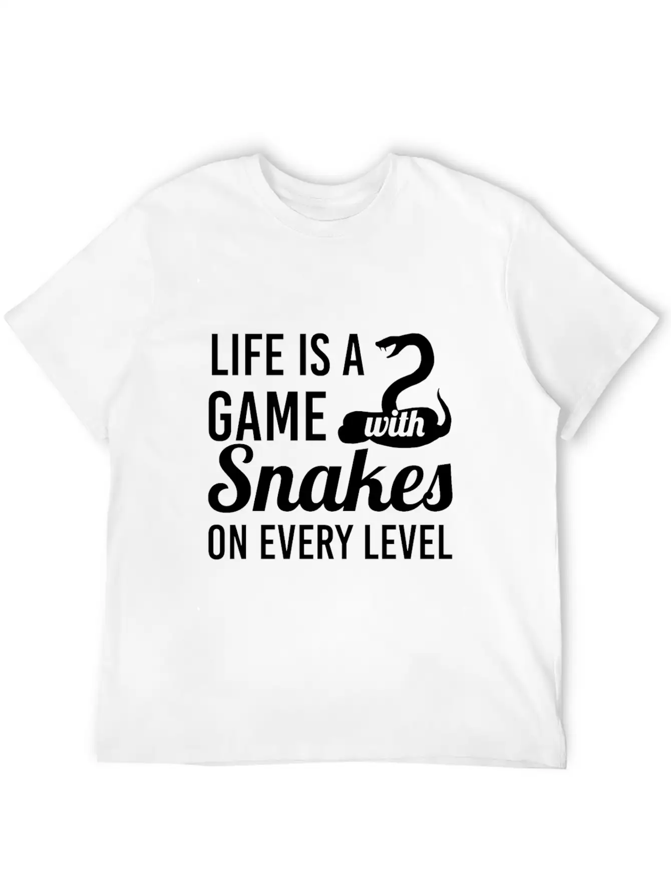 Snake Unisex Casual T-Shirt – Clean Design For Daily Comfort