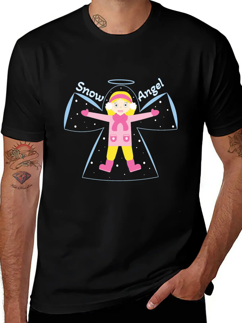 Snow Angel Breathable Soft Cotton T-Shirt – Timeless Casual Look