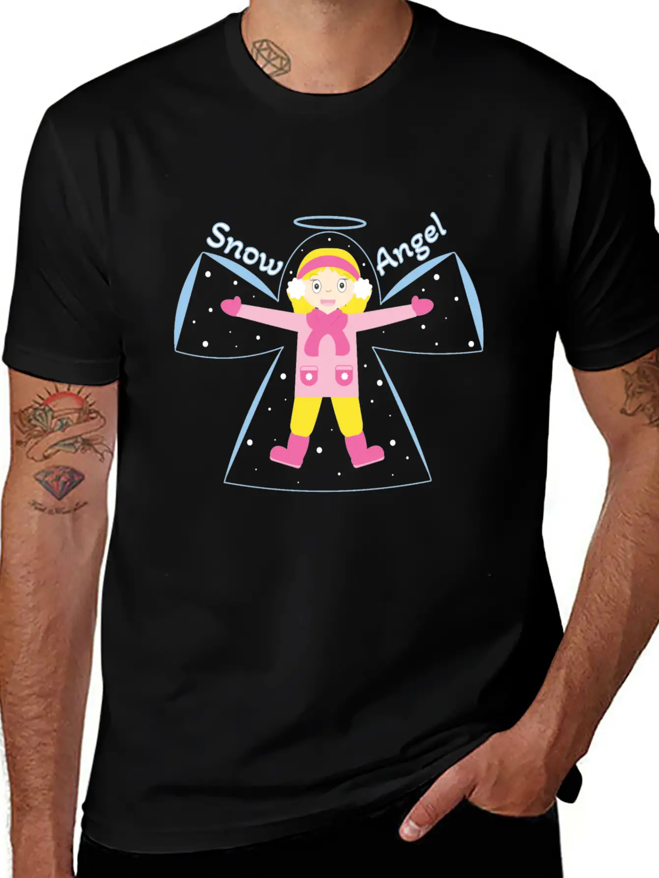 Snow Angel Breathable Soft Cotton T-Shirt – Timeless Casual Look