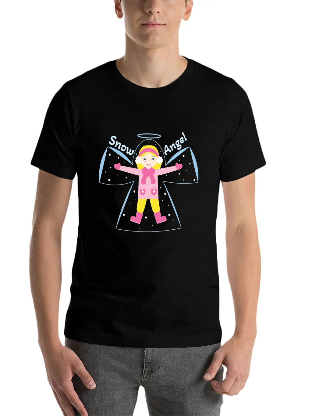 Snow Angel Breathable Soft Cotton T-Shirt – Timeless Casual Look