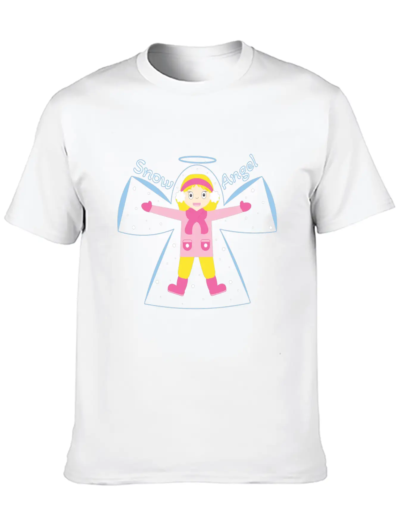 Snow Angel Breathable Soft Cotton T-Shirt – Timeless Casual Look