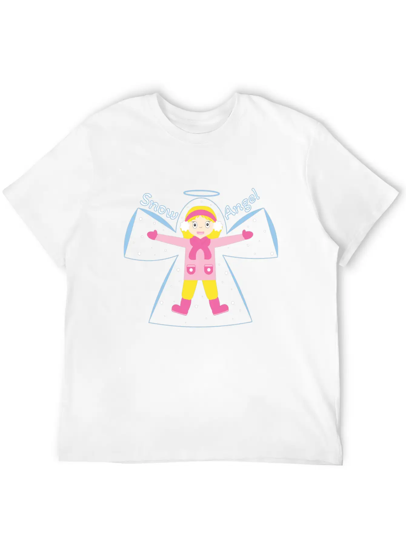 Snow Angel Breathable Soft Cotton T-Shirt – Timeless Casual Look
