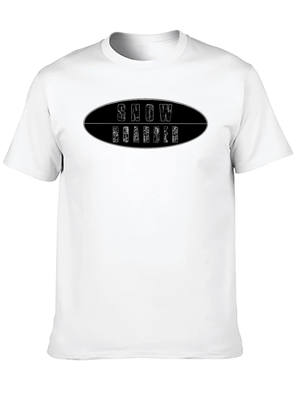 SNOW BOARDER Basic Graphic T-Shirt – Daily Comfort In Soft Cotton