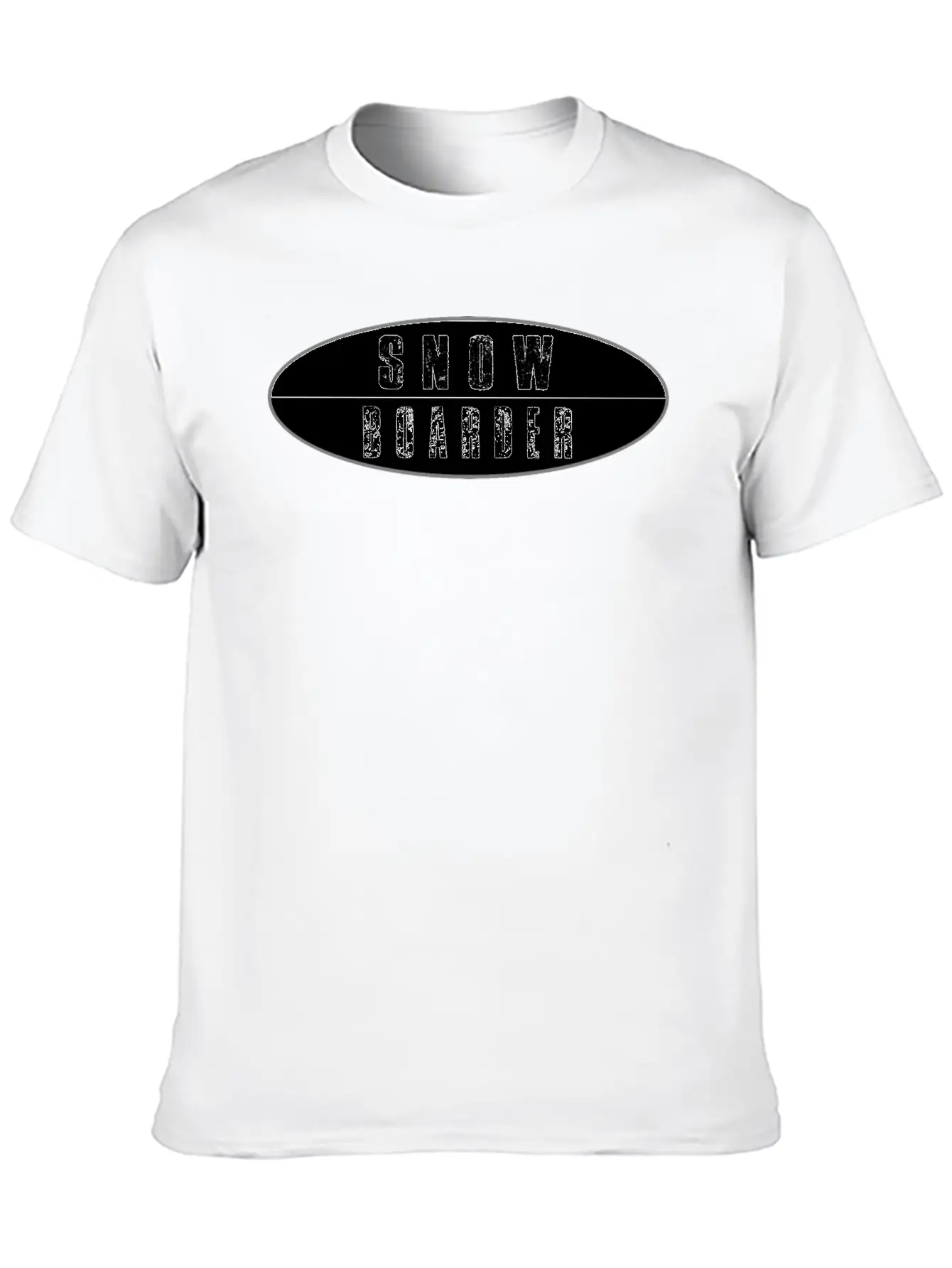SNOW BOARDER Basic Graphic T-Shirt – Daily Comfort In Soft Cotton
