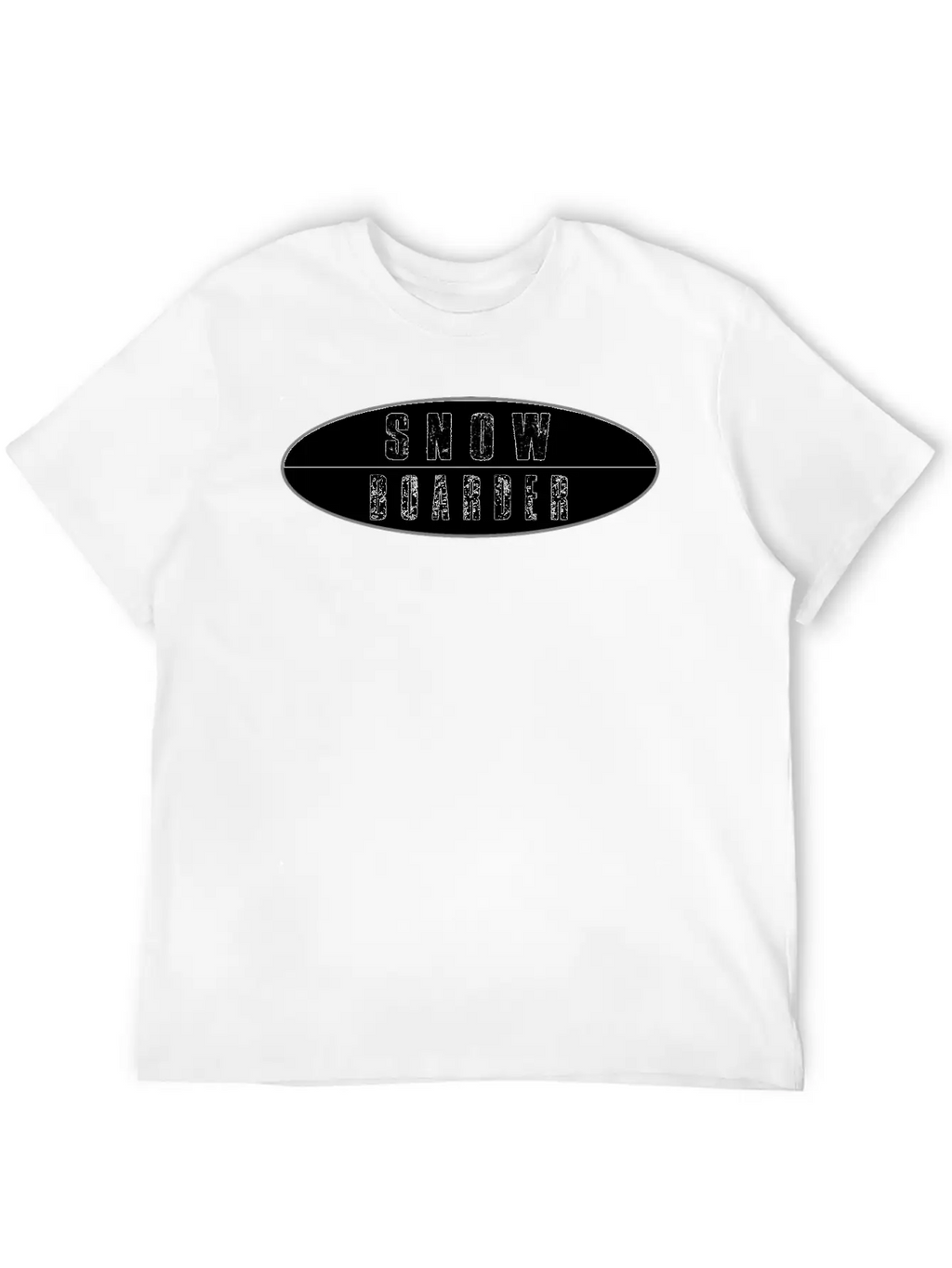 SNOW BOARDER Basic Graphic T-Shirt – Daily Comfort In Soft Cotton