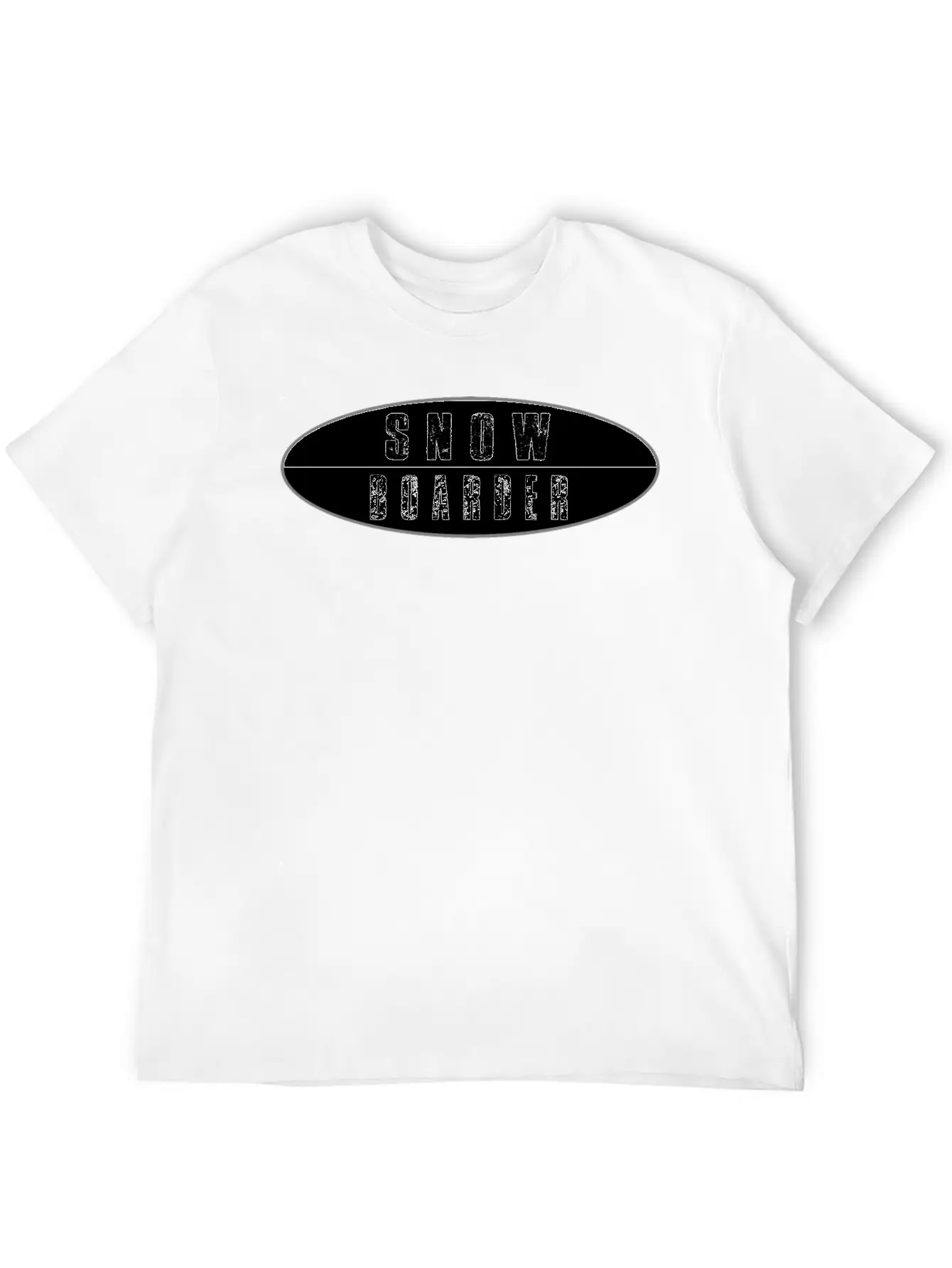 SNOW BOARDER Basic Graphic T-Shirt – Daily Comfort In Soft Cotton