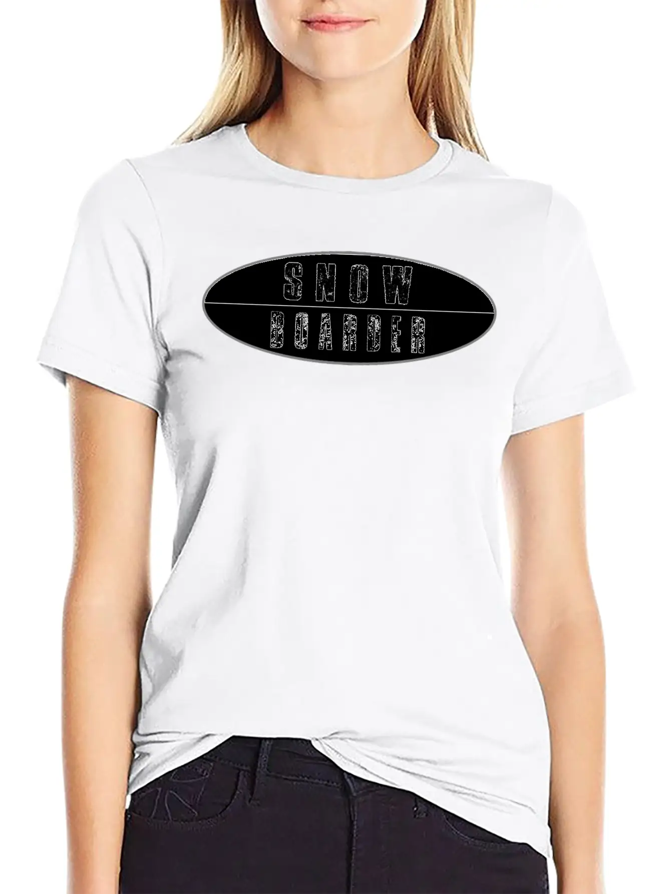 SNOW BOARDER Basic Graphic T-Shirt – Daily Comfort In Soft Cotton