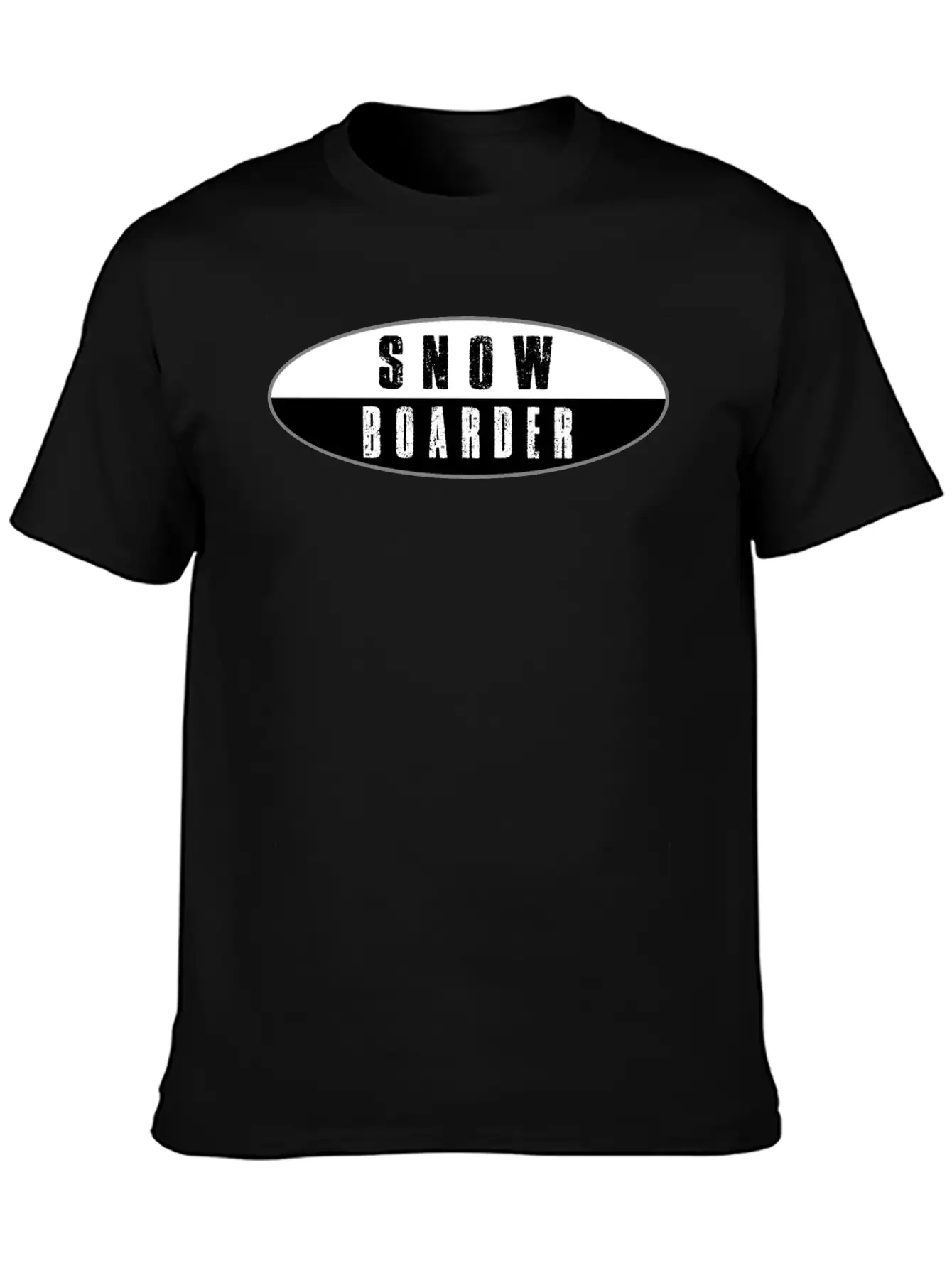 SNOW BOARDER Basic Graphic T-Shirt – Daily Comfort In Soft Cotton