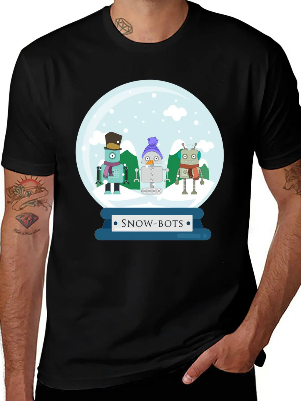 Snow-Bots Timeless Short Sleeve Tee – Comfy And Minimalist Design