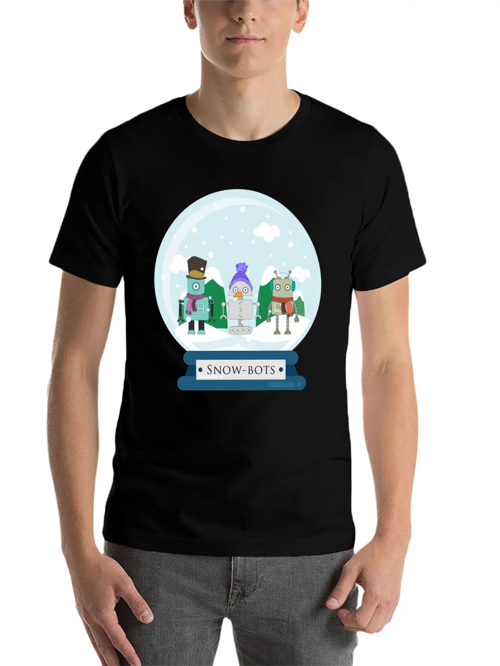 Snow-Bots Timeless Short Sleeve Tee – Comfy And Minimalist Design